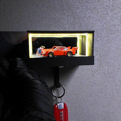 🔥Christmas Up to 70% off🔥-Infinity Garage Key Holder, Illuminated Design, Rechargeable