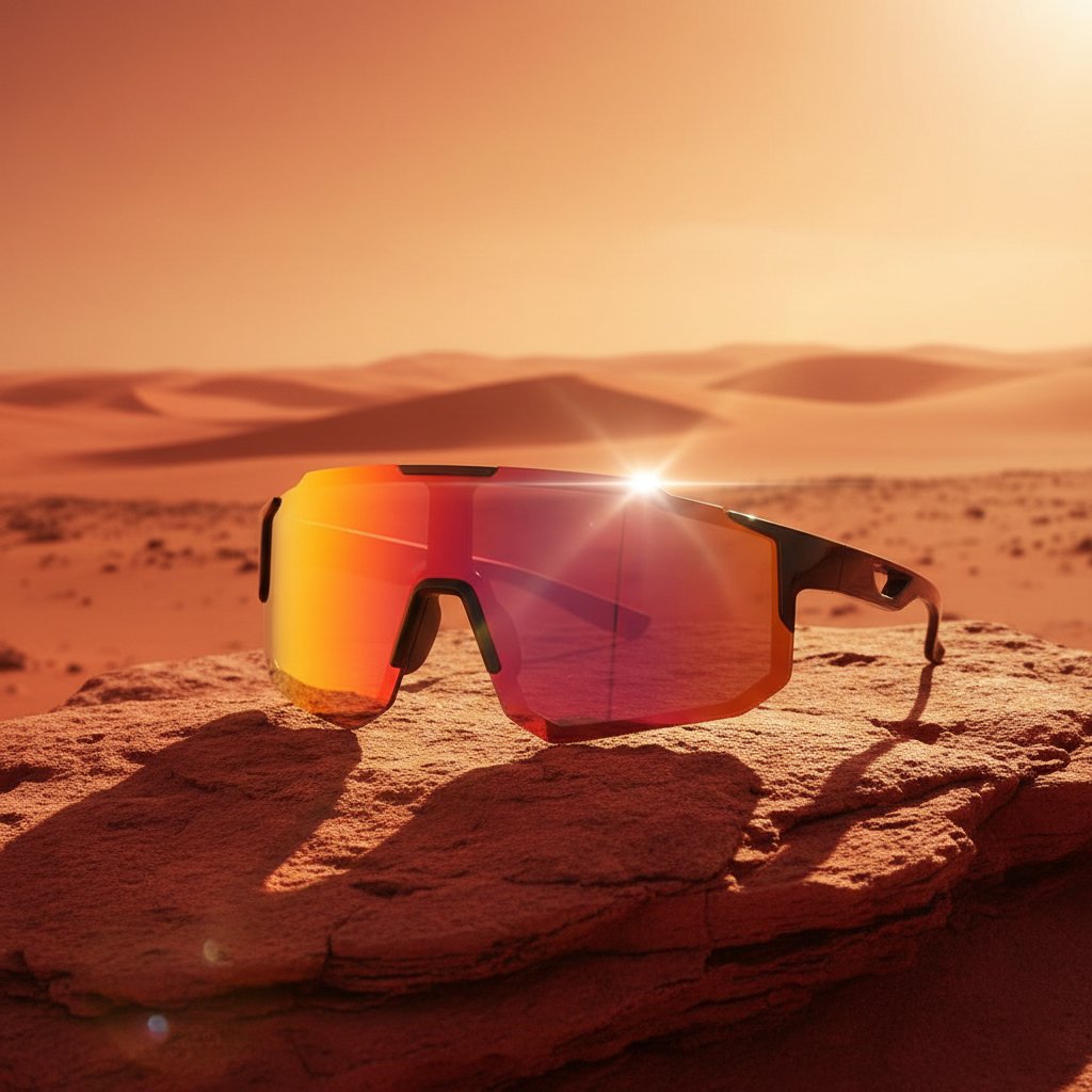 Skiing, mountaineering, and cycling goggles (windproof and sandproof)