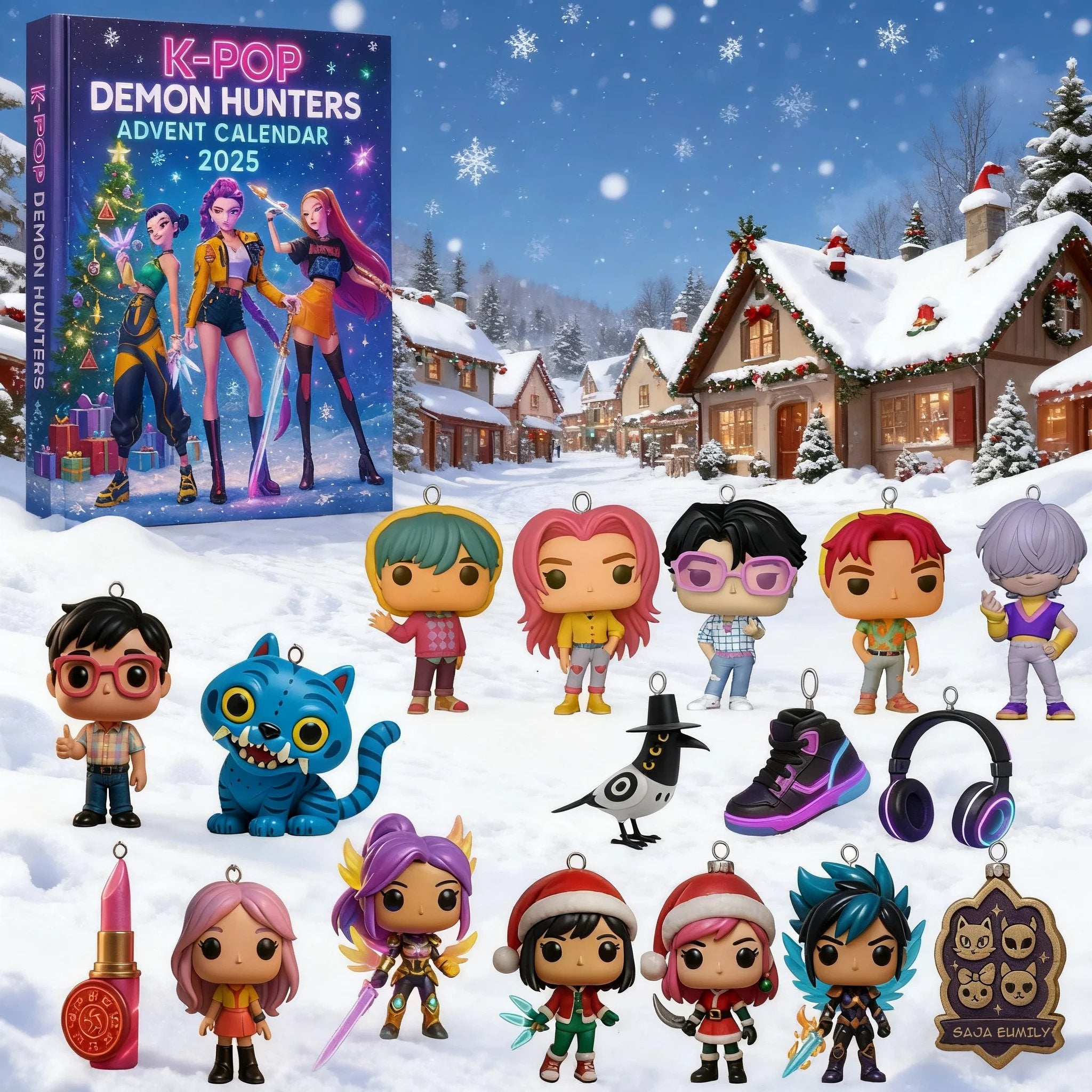 đ„Last Day 49% OFF -đKpop Demon Hunters Advent Calendar 2025