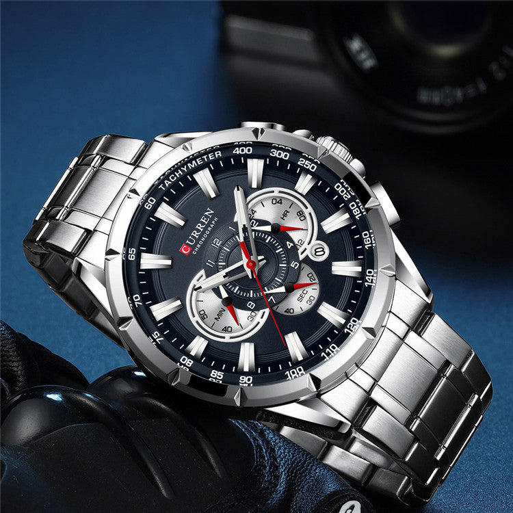Curren Men's Luminious Pointers Premium Watch (Dial 4.8cm) - CUR181
