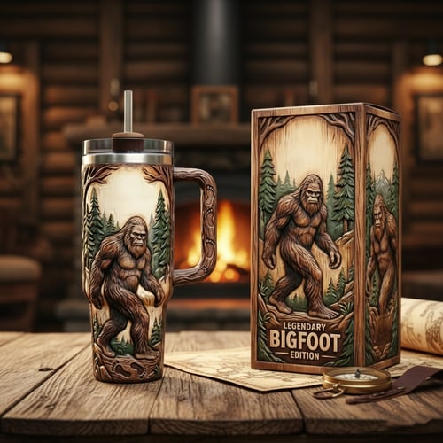 🌲✨ "Secret of the Woods" Limited Series: Touch the Legend of the Wild Tumbler
