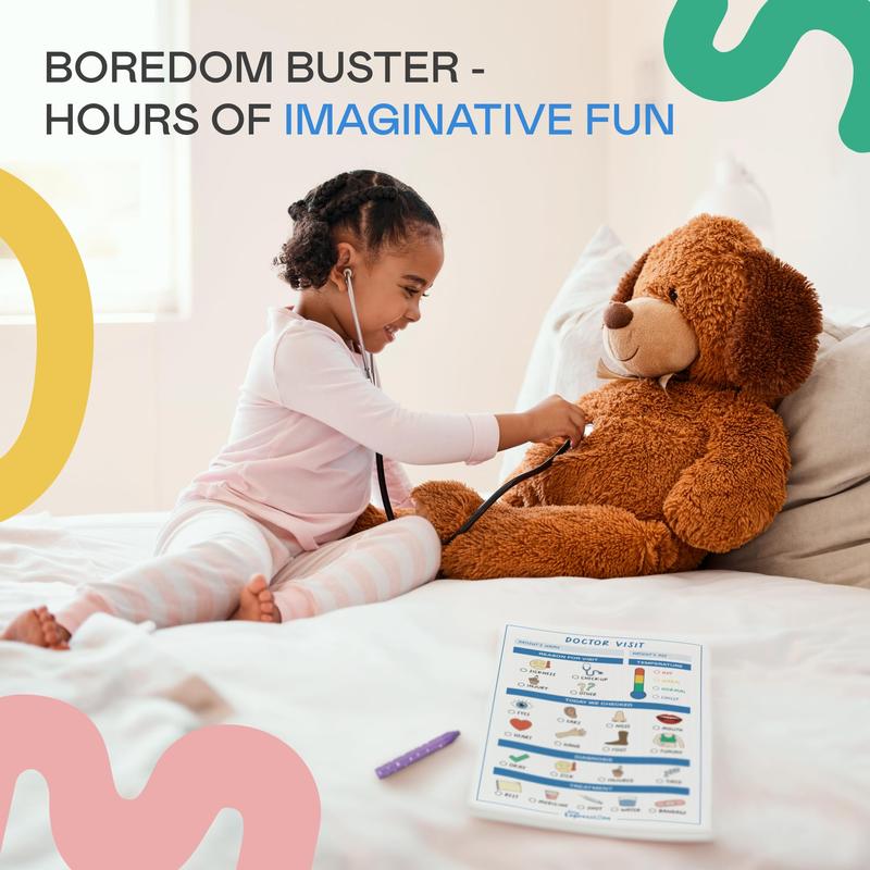 🔥Last Day 49% OFF - 🥳 Pretend Play Notepads | 2-Pack | 50 Pages Each ✨