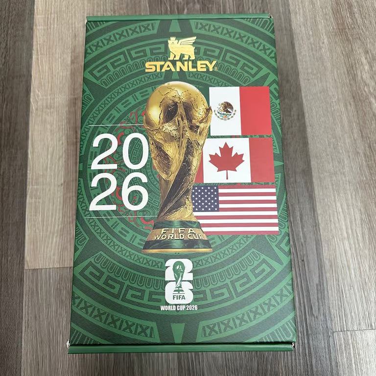 2026 World Cup Exclusive: Stanley 40oz Tumbler with Handle - Mexico Aztec Pattern Edition