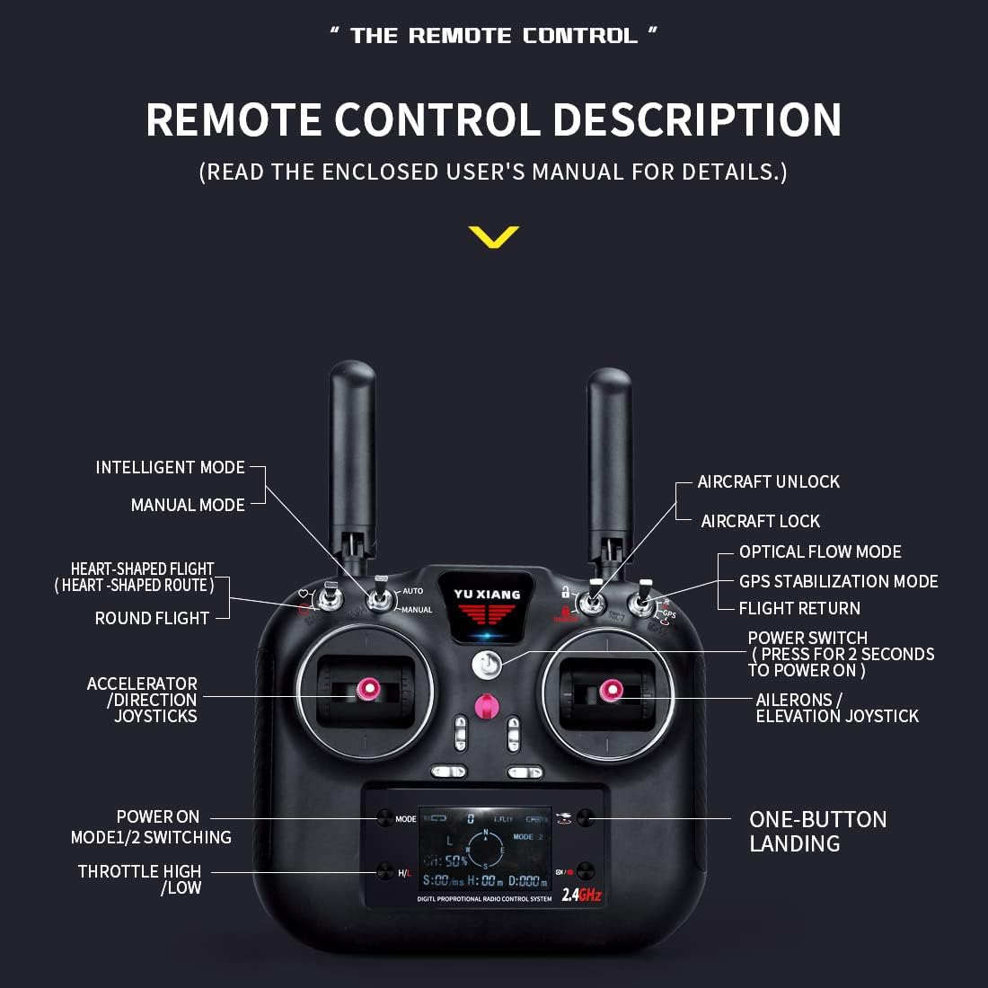 đ„HOT SALE 49% OFFâšYu Xiang F09-S RC Helicopter, 1/47 Scale 2.4G 6CH Gyro RC Helicopter w/ GPS Intelligent Control System