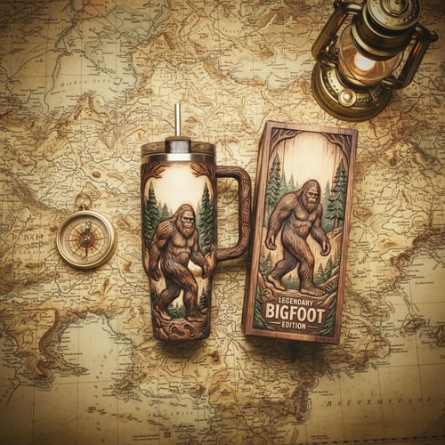 🌲✨ "Secret of the Woods" Limited Series: Touch the Legend of the Wild Tumbler