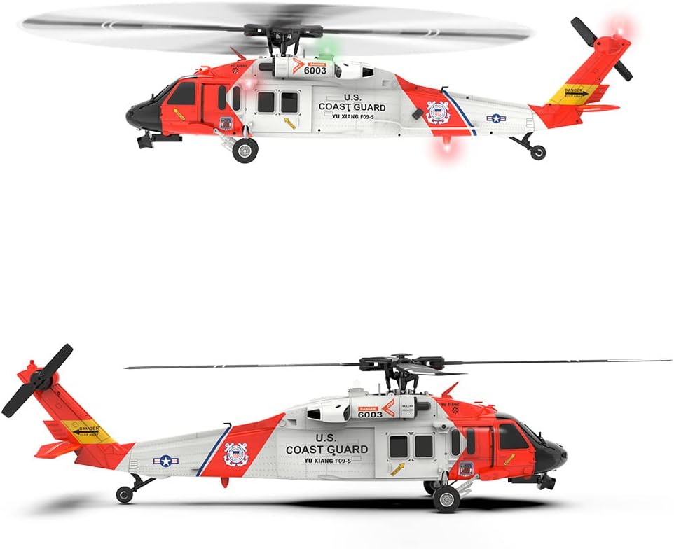 đ„HOT SALE 49% OFFâšYu Xiang F09-S RC Helicopter, 1/47 Scale 2.4G 6CH Gyro RC Helicopter w/ GPS Intelligent Control System