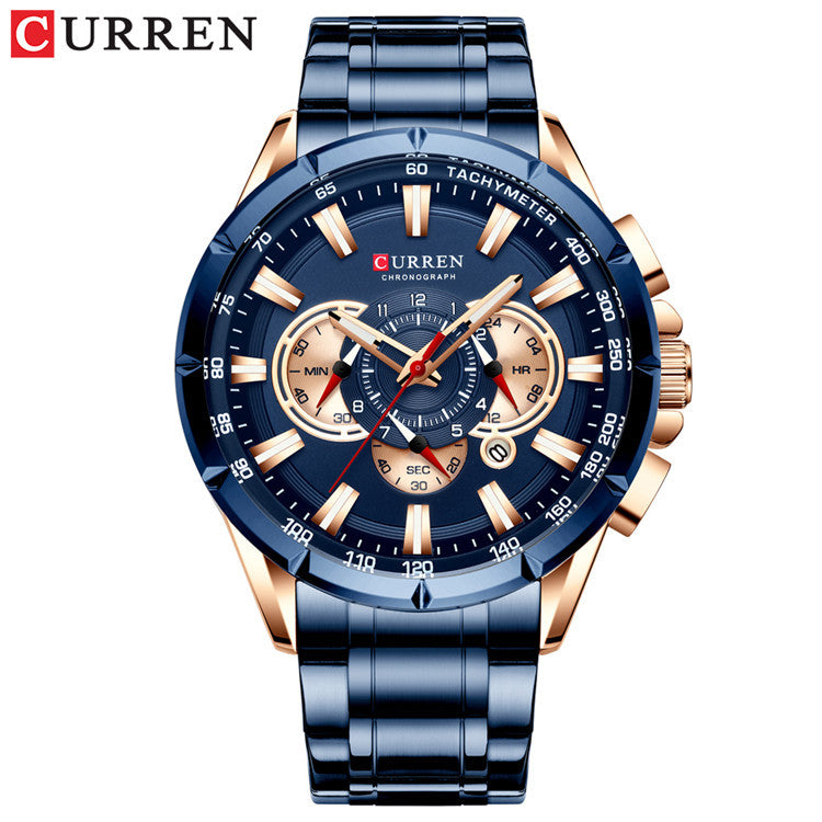 Curren Men's Luminious Pointers Premium Watch (Dial 4.8cm) - CUR181