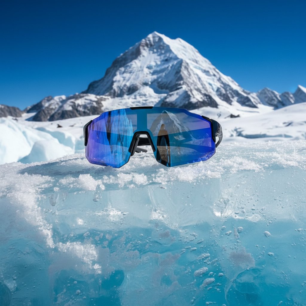 Skiing, mountaineering, and cycling goggles (windproof and sandproof)