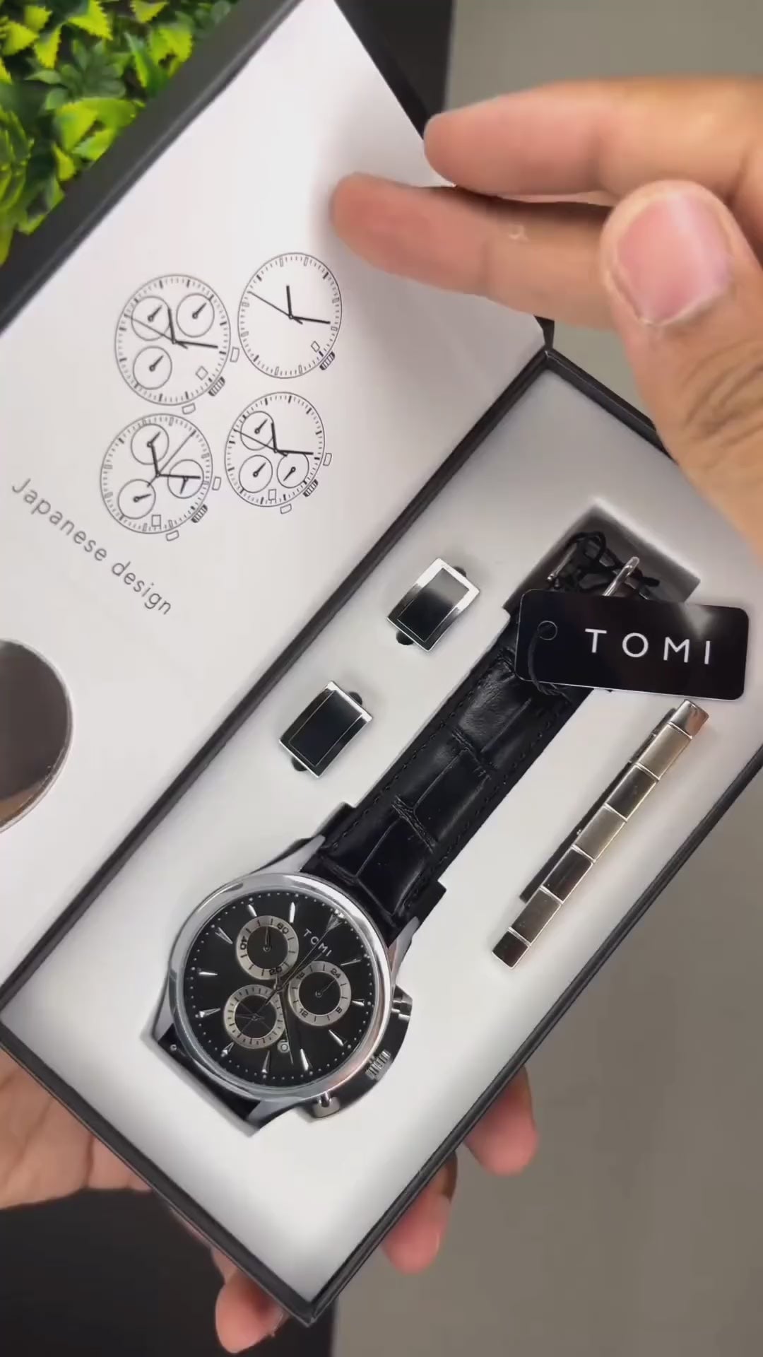 TOMI T-602 Chronograph Premium Luxury Business Men's Watch