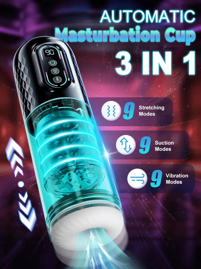 【Discreet Delivery】-Smart Suction & Stroke Device – Fully Automated for Effortless Enjoyment