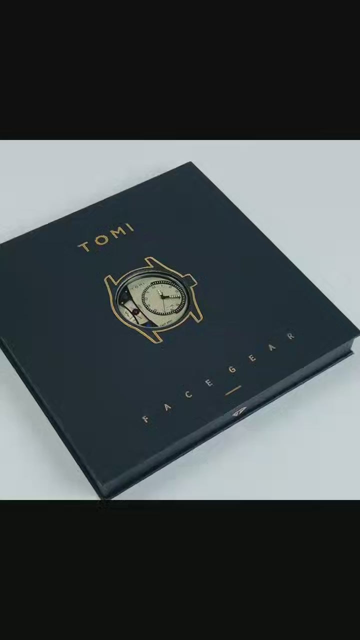 TOMI T-105 Face Gear Dual Strap Luxury Watch