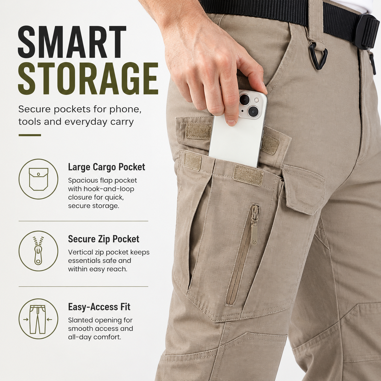 π Men's Tactical Cargo Pants