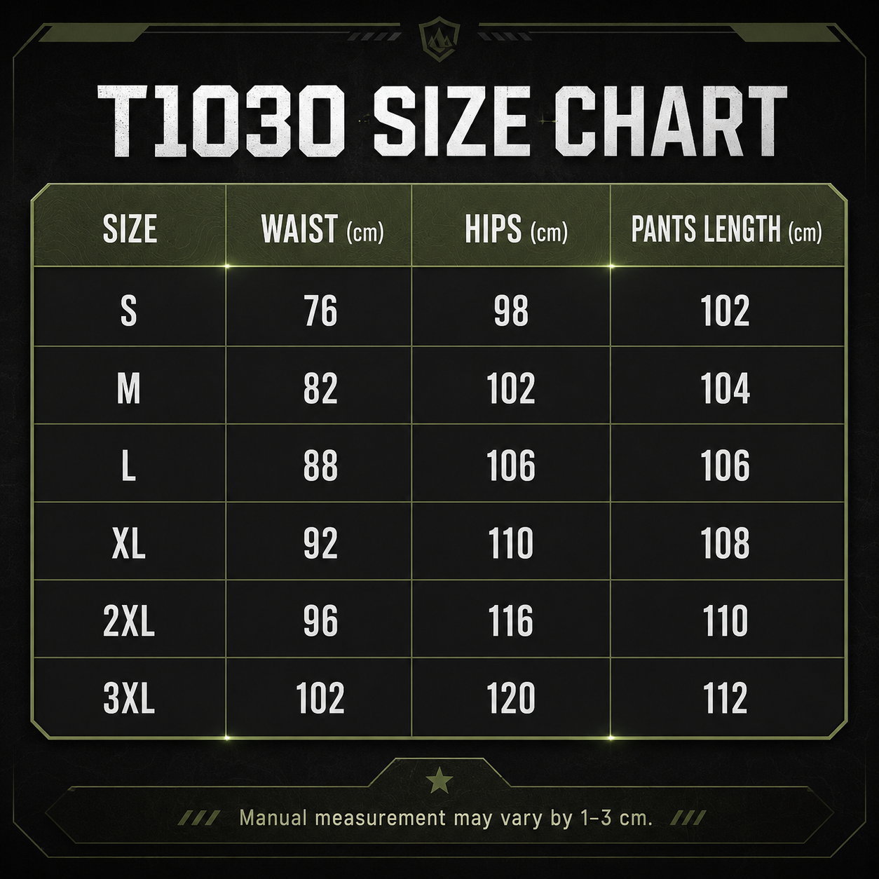 π Men's Tactical Cargo Pants