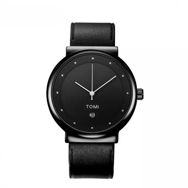 TOMI T-091 Men's Watch Round Dial Date Quartz