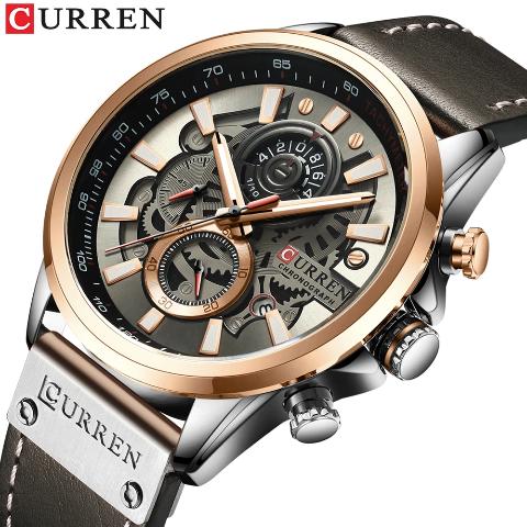 Curren Men's New Creative Chronograph Watch (Dial 4.8cm) - CUR196