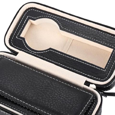 Curren PU Leather 2 Grids Watch Box - CUR WB1003