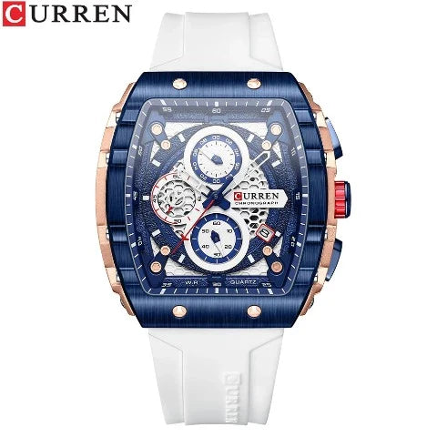 CURREN Men's Sports Rectangular Watch (Dial 4.7cm) - CUR221