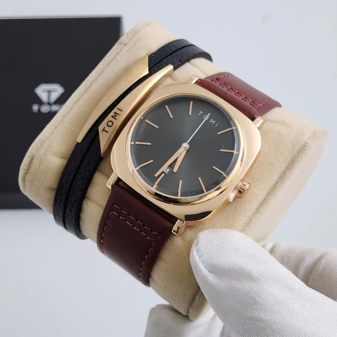 TOMI T-084 Business Watch With Bracelet