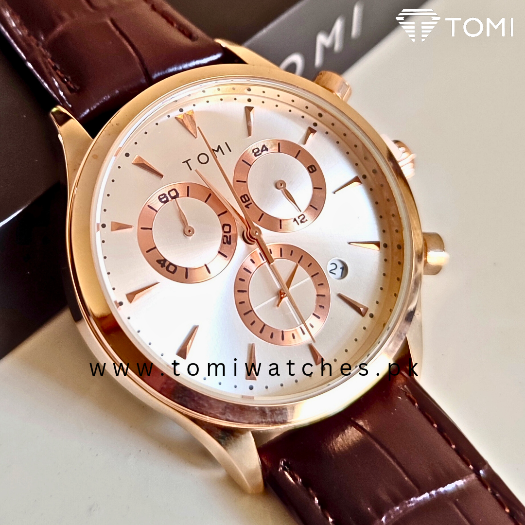 TOMI T-602 Chronograph Premium Luxury Business Men's Watch