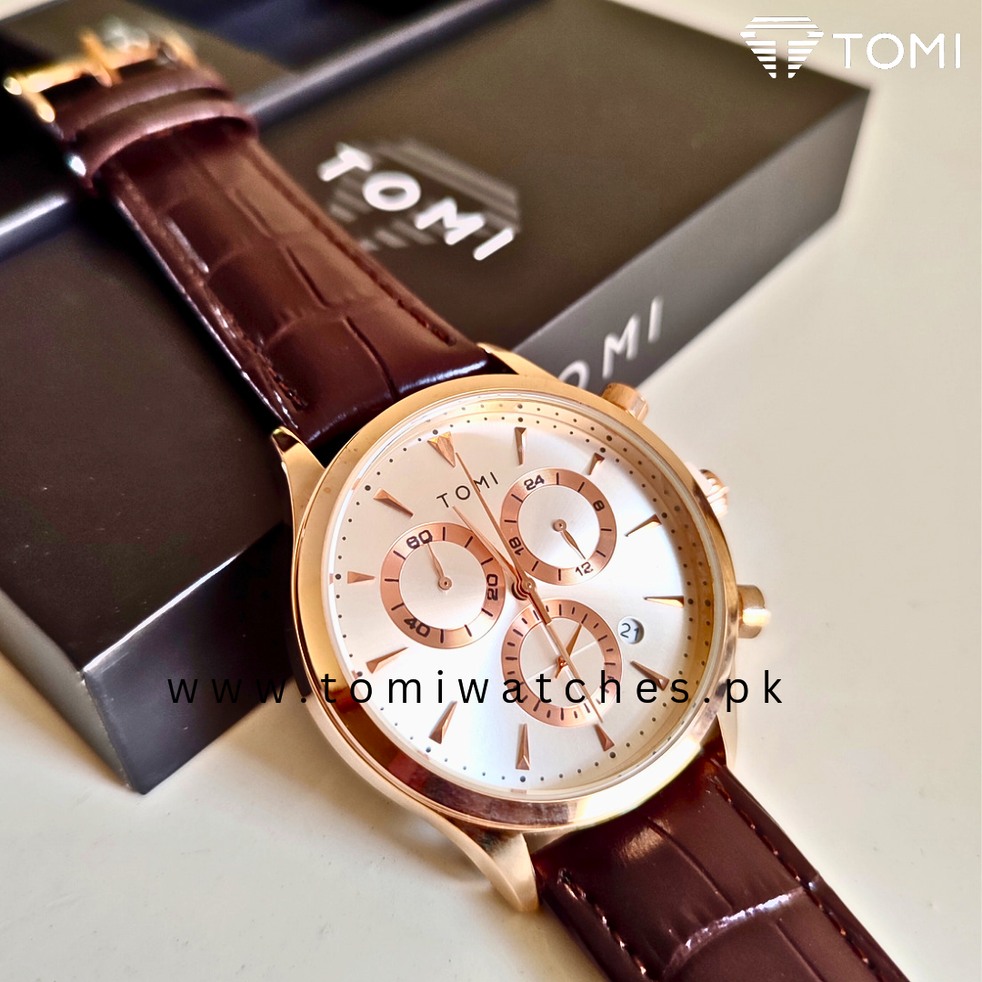 TOMI T-602 Chronograph Premium Luxury Business Men's Watch