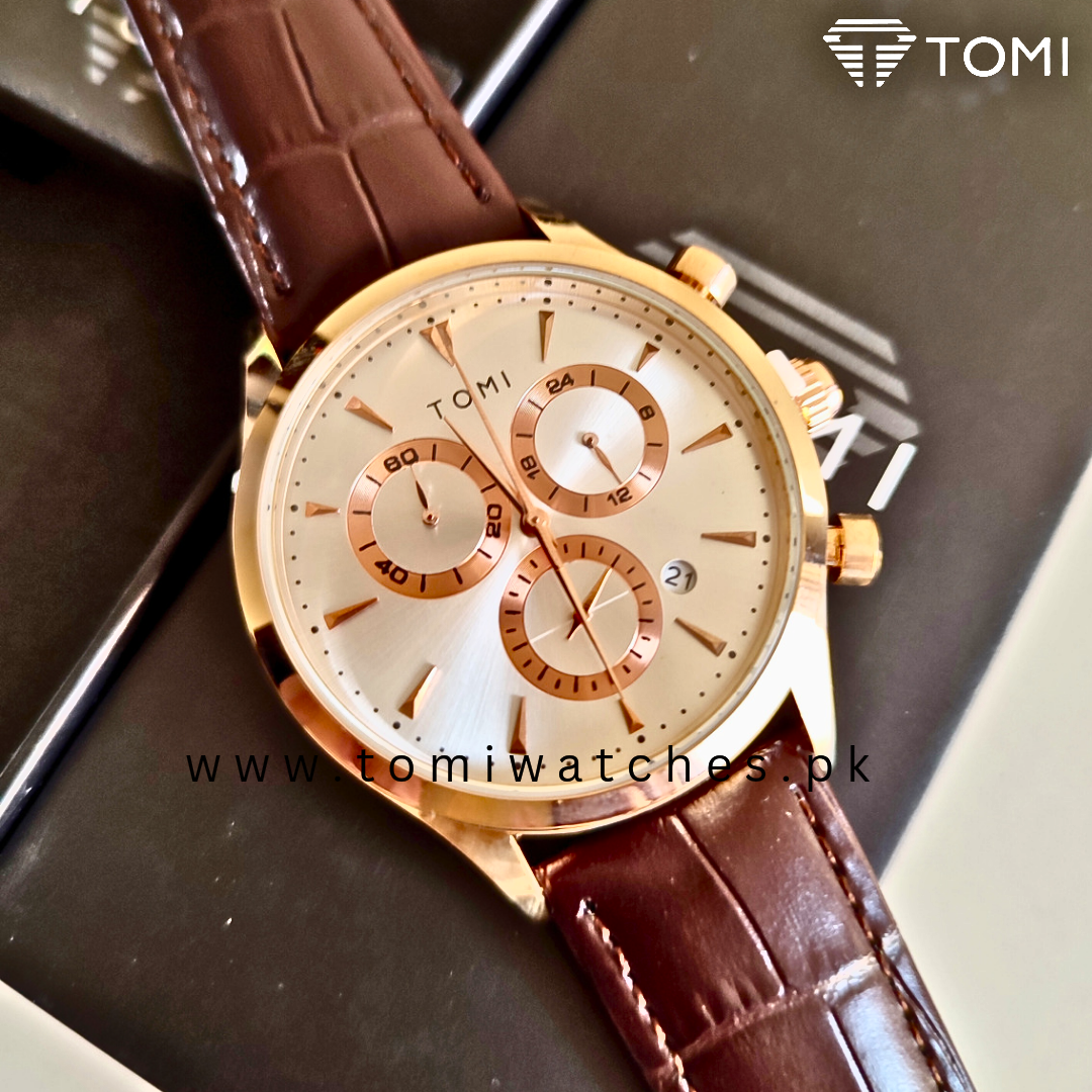 TOMI T-602 Chronograph Premium Luxury Business Men's Watch