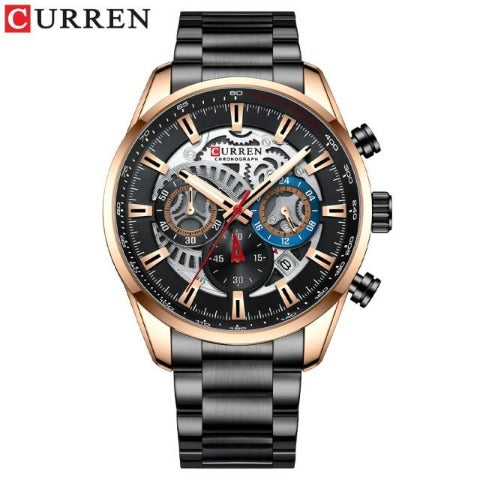 Curren Men's Full Steel Chronograph Watch (Dial 4.5cm) - CUR212