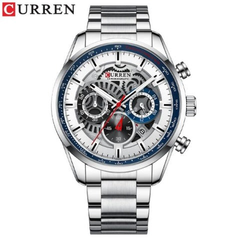 Curren Men's Full Steel Chronograph Watch (Dial 4.5cm) - CUR212