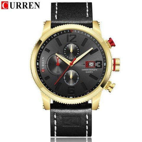 Curren Premium Chronograph Men's Watch (Dial 4.6cm) - CUR206
