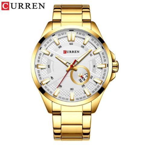 Curren Men's Round Date Watch (Dial 4.6cm) - CUR192