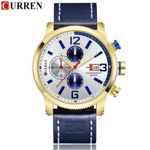Curren Premium Chronograph Men's Watch (Dial 4.6cm) - CUR206