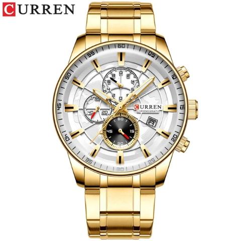 Curren New Chronograph Watch (Dial 4.7cm) - CUR187
