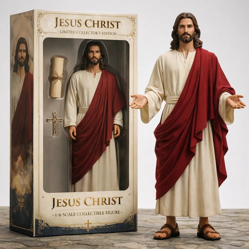 Sacred Design Jesus Collectible - A Divine Gift for Home Prayer & Spiritual Comfort