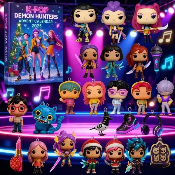 🔥Last Day 49% OFF -🎄Kpop Demon Hunters Advent Calendar 2025