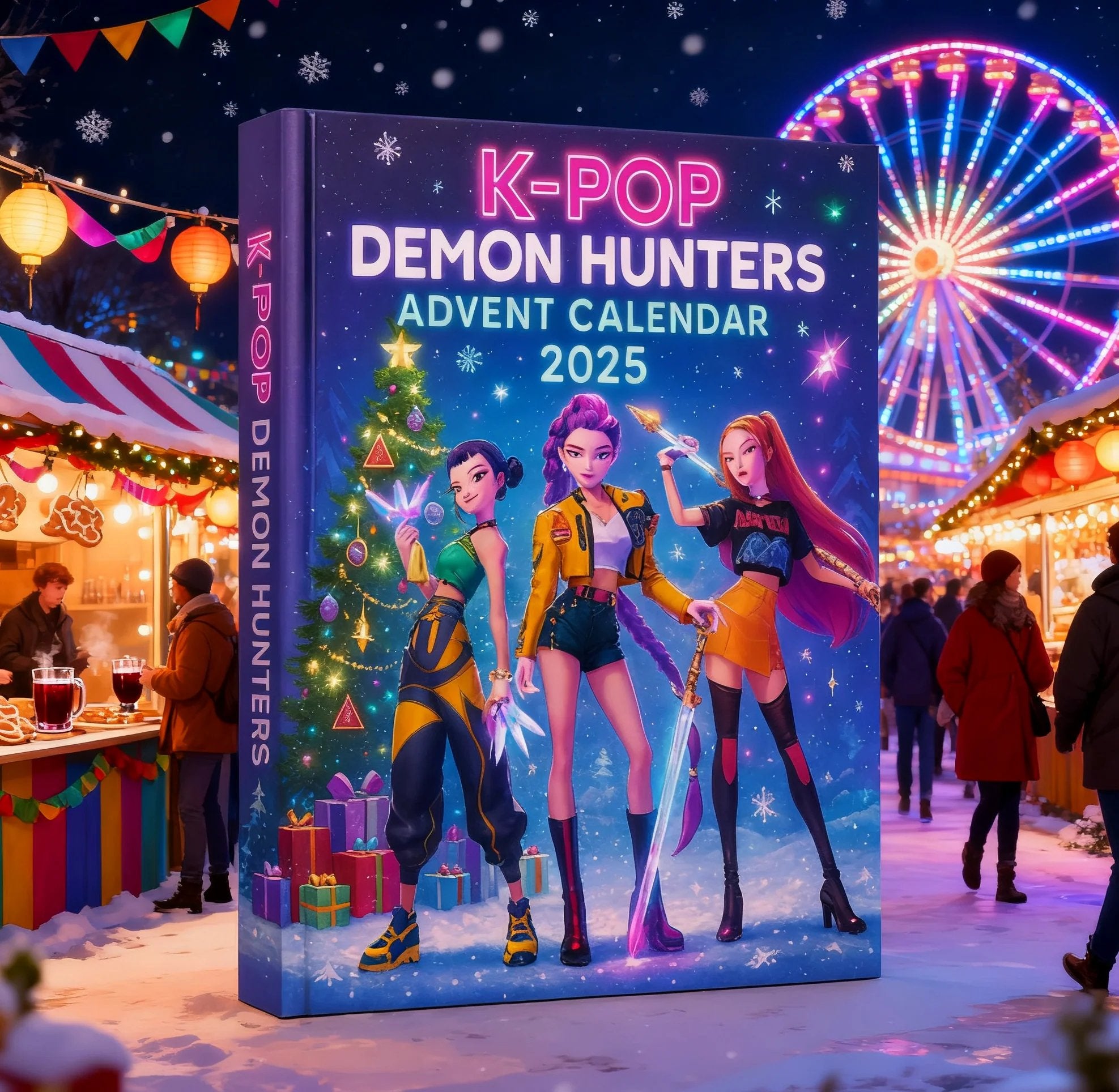 🔥Last Day 49% OFF -🎄Kpop Demon Hunters Advent Calendar 2025