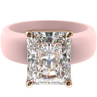 🔥Buy 2 Get 1 Free🔥LOVILDS Silicone Ring – Emerald Cut CZ | Patent-Pending Design