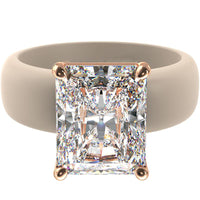 🔥Buy 2 Get 1 Free🔥LOVILDS Silicone Ring – Emerald Cut CZ | Patent-Pending Design