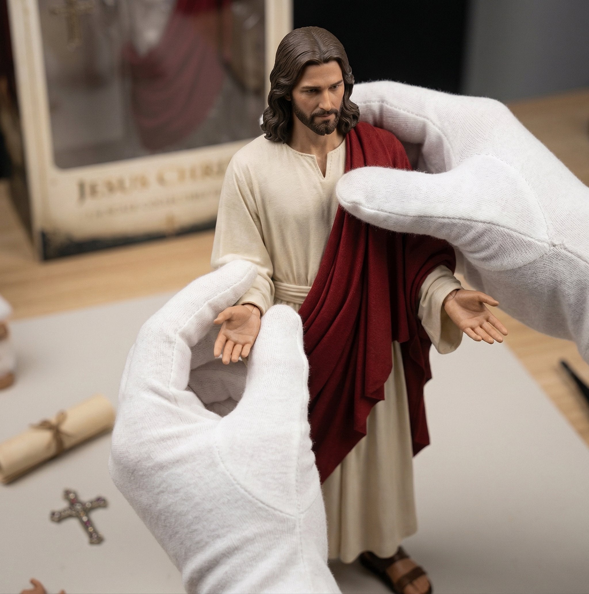 Sacred Design Jesus Collectible - A Divine Gift for Home Prayer & Spiritual Comfort