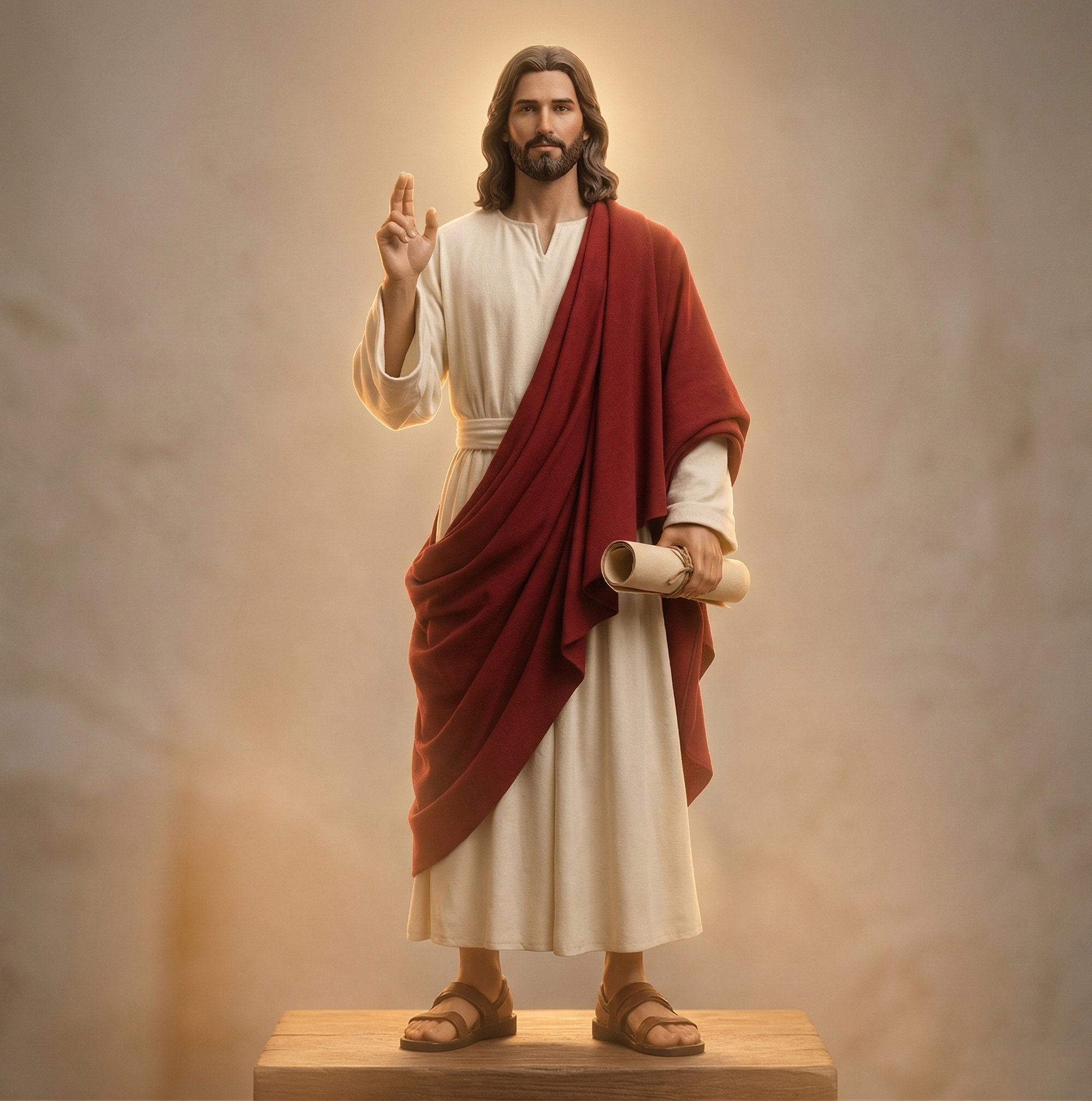 Sacred Design Jesus Collectible - A Divine Gift for Home Prayer & Spiritual Comfort