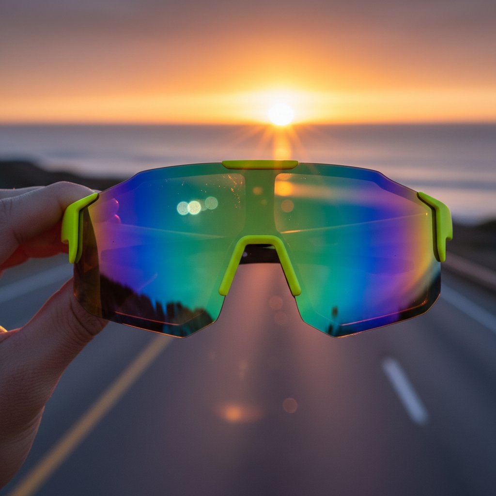 Skiing, mountaineering, and cycling goggles (windproof and sandproof)