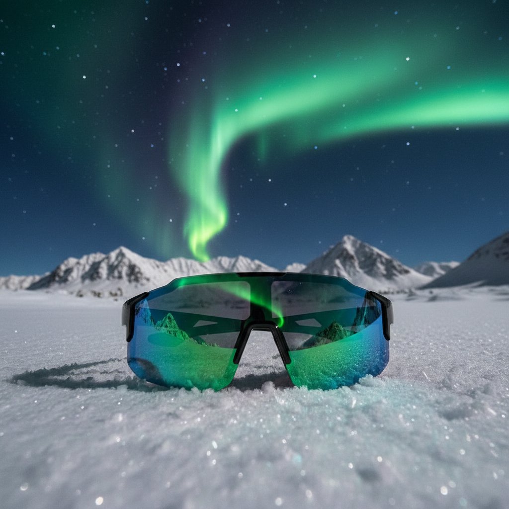 Skiing, mountaineering, and cycling goggles (windproof and sandproof)