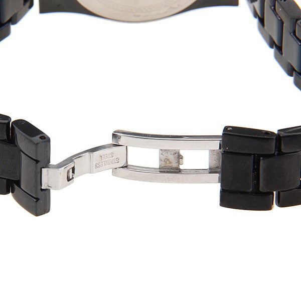 Curren Women's Black Stainless Steel Rhinestone (Black 3.2cm Dial) - CUR096