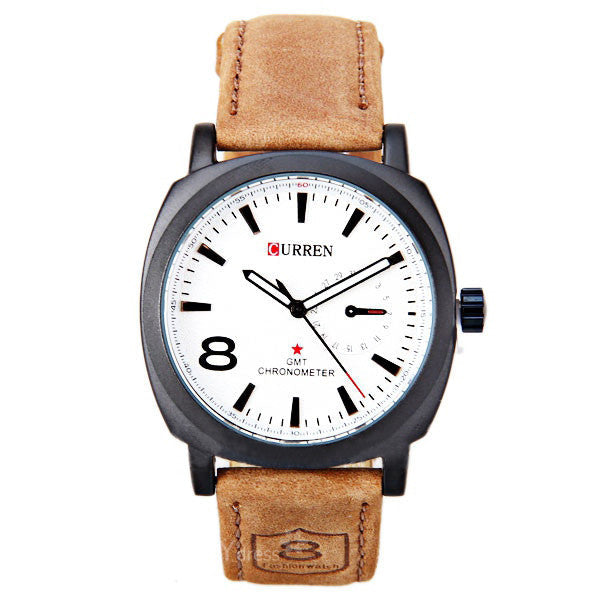 Curren Unisex Watch (White 4.5cm Dial) - CUR109