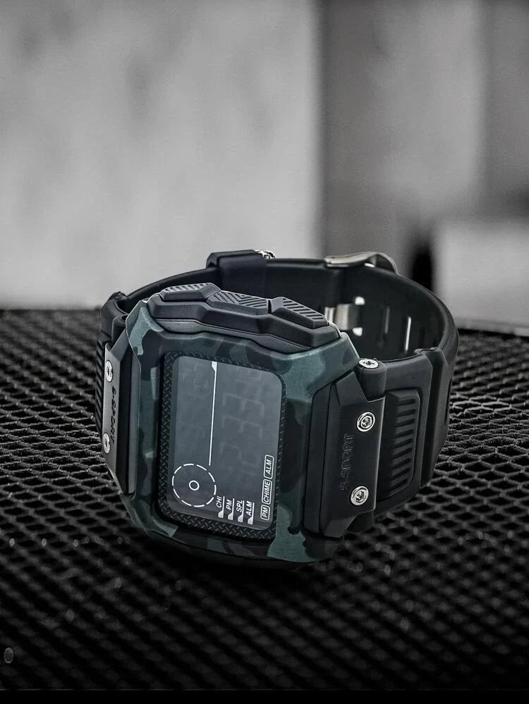 TOMI T-218 Digital Sports Watch Square Dial