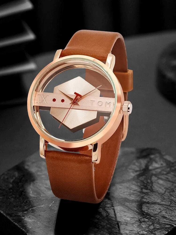 TOMI T-100 Casual Unisex Watch Quartz Round Dial Wrist Watch