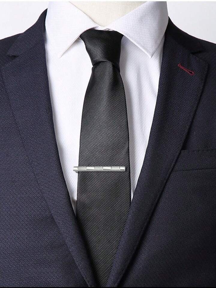 TOMI T-601 Luxury Business Chronograph Watch Tie Pin Cufflinks