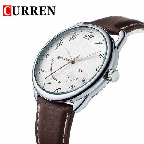 Curren Women's Faux Leather Band Watch (Dial 4.2cm) - CUR 146