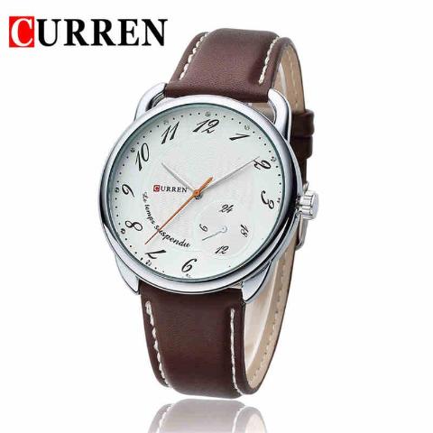 Curren Women's Faux Leather Band Watch (Dial 4.2cm) - CUR 146