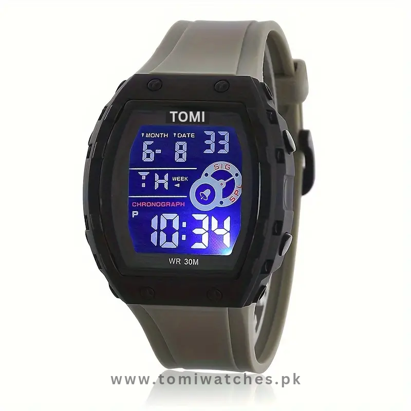 TOMI T-209 Sports Watch Digital Display Multi Functional