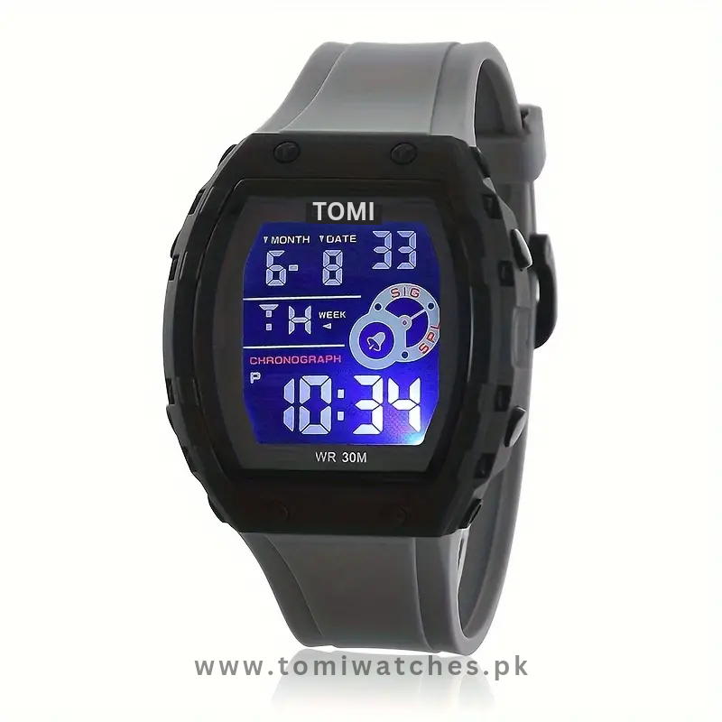 TOMI T-209 Sports Watch Digital Display Multi Functional