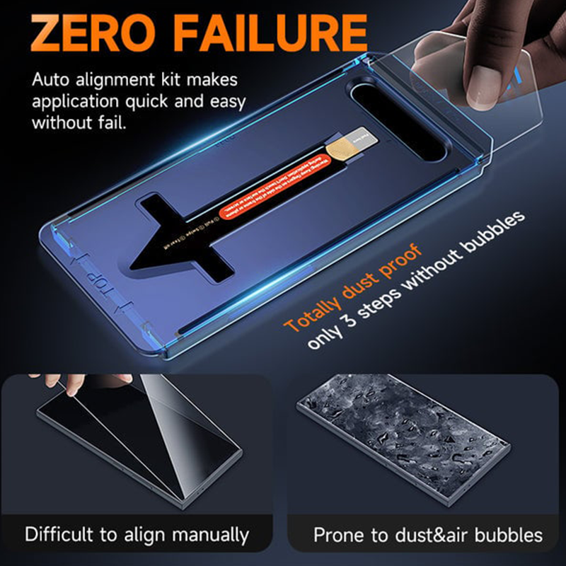 📱2025 New Samsung Screen Protector - Dust Free Without Bubbles